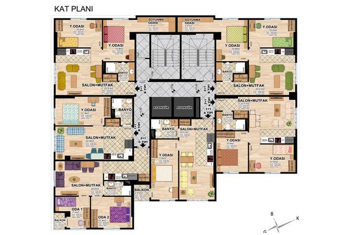 EMS Butik Residence Kat Planları - 6