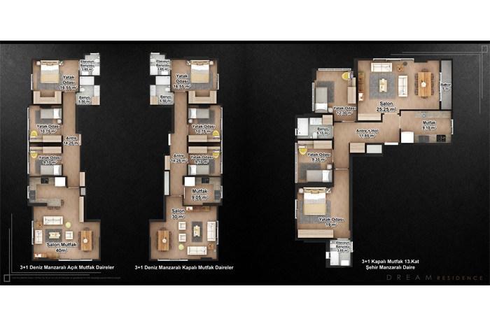 Dream Residence Kat Planları - 3