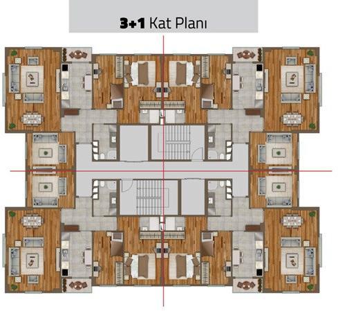 Portre Metro Kat Planları - 5