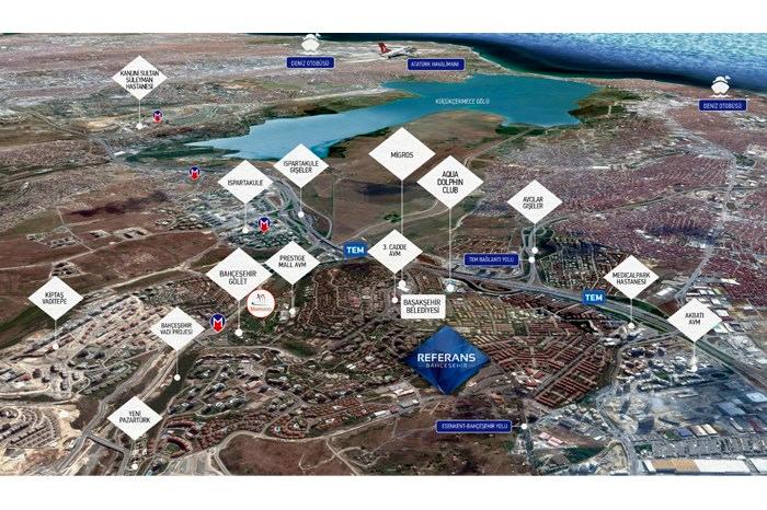 Referans Bahçeşehir  Kat Planları - 1