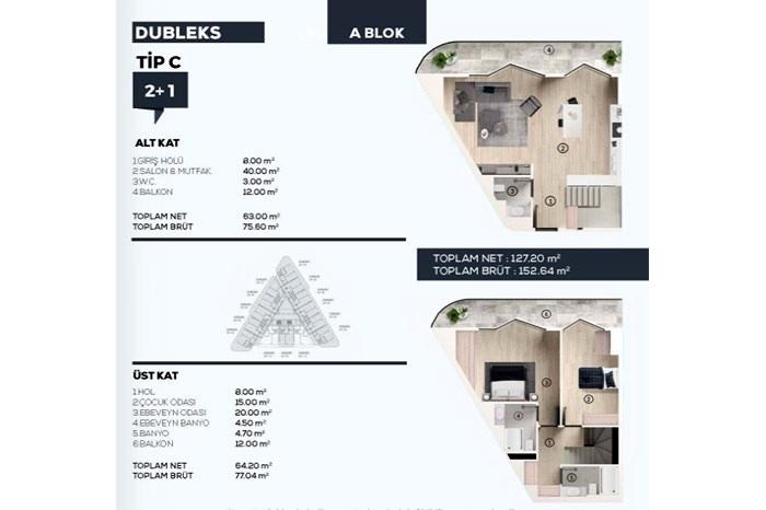 Alpiş Aden House Kat Planları - 8