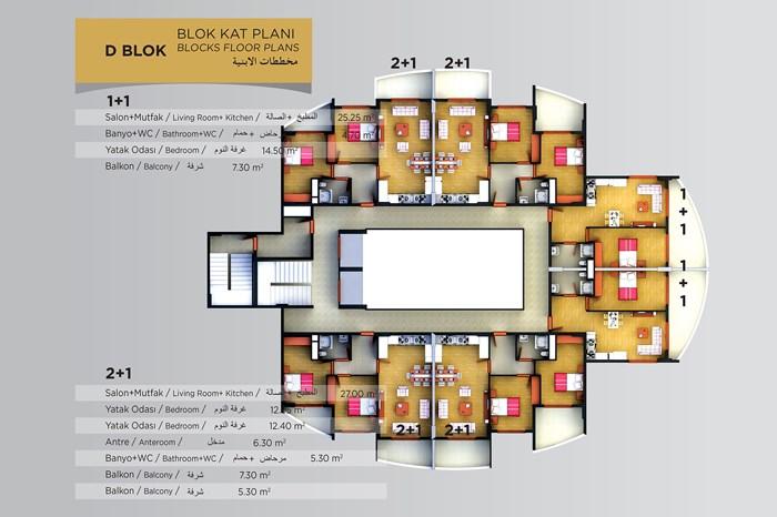 Casa Marie Trabzon Kat Planları - 3