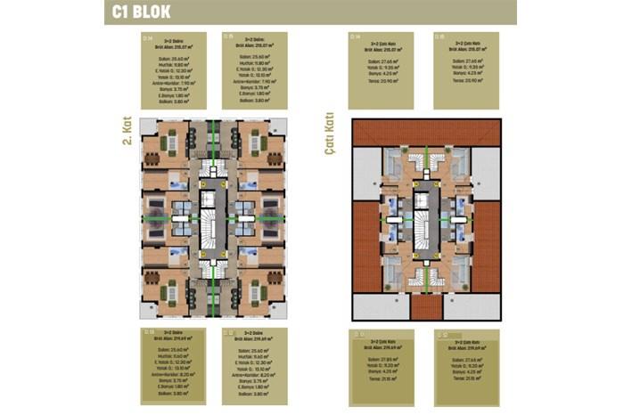 Marmara Günpark Evleri Kat Planları - 13