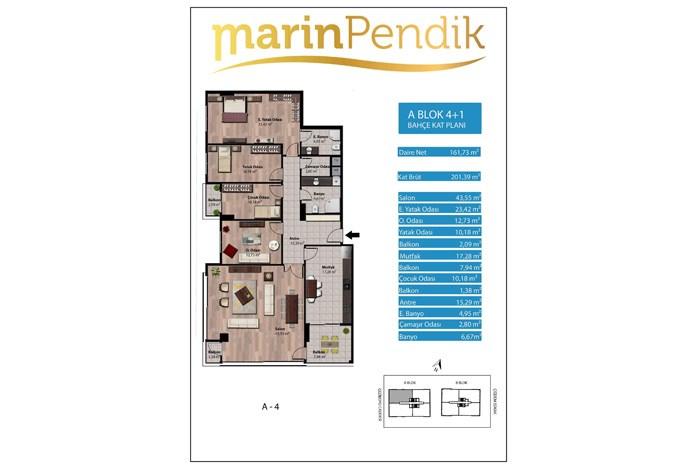 Marin Pendik Kat Planları - 8