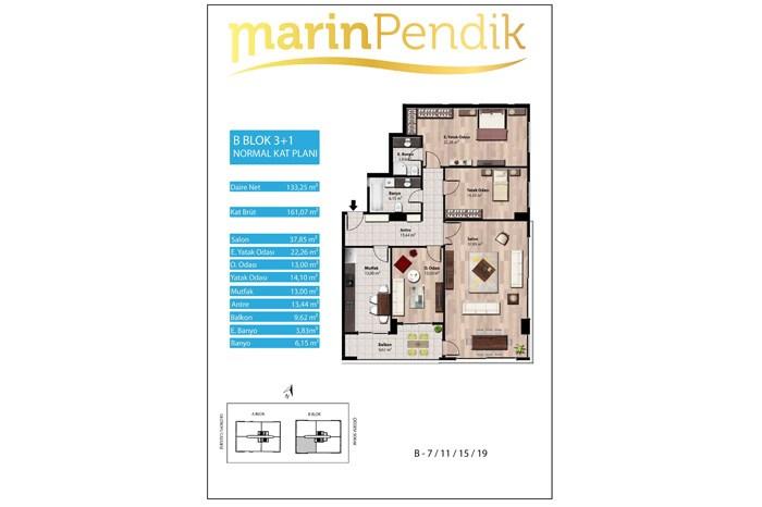 Marin Pendik Kat Planları - 13