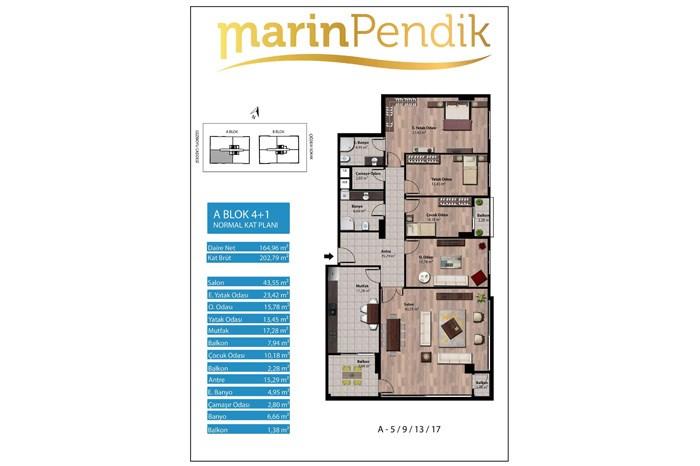 Marin Pendik Kat Planları - 16