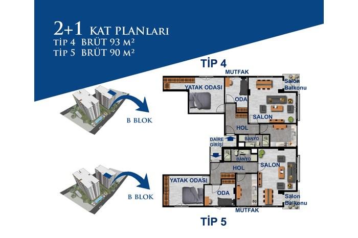 Bazna Residence Kat Planları - 7