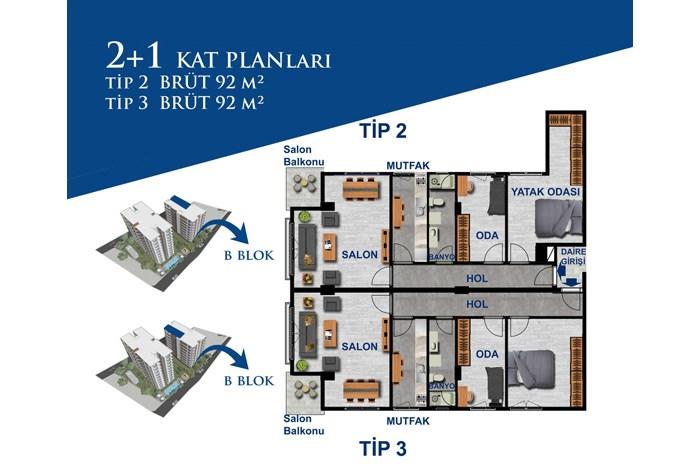 Bazna Residence Kat Planları - 6