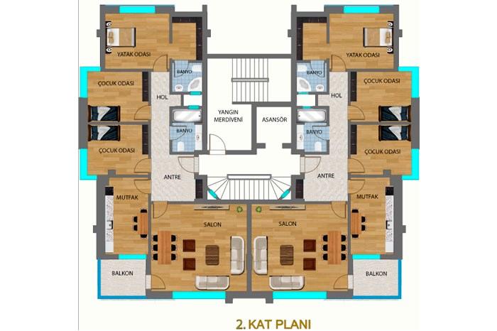 Samut Comfort City Kat Planları - 2