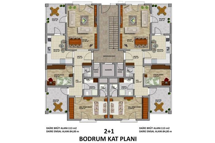 Lotus Park Residence Kat Planları - 4