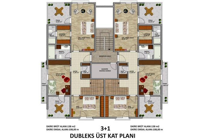 Lotus Park Residence Kat Planları - 13