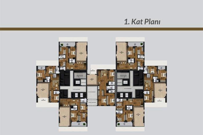 Malatya Life Residence Kat Planları - 2