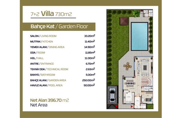 Mavera Villa Kat Planları - 8