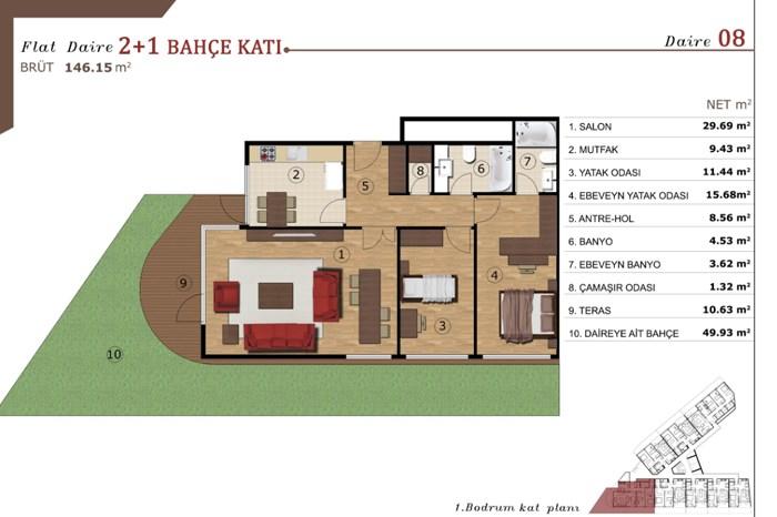 Livera Homes Kemerburgaz Kat Planları - 78