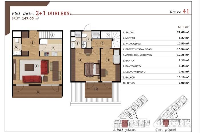 Livera Homes Kemerburgaz Kat Planları - 42