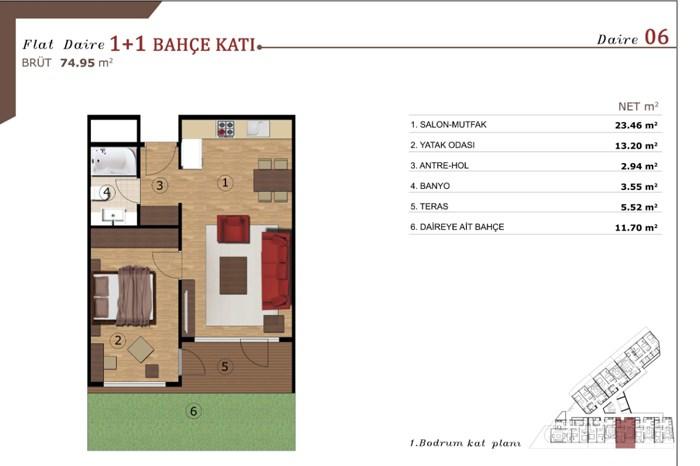 Livera Homes Kemerburgaz Kat Planları - 76