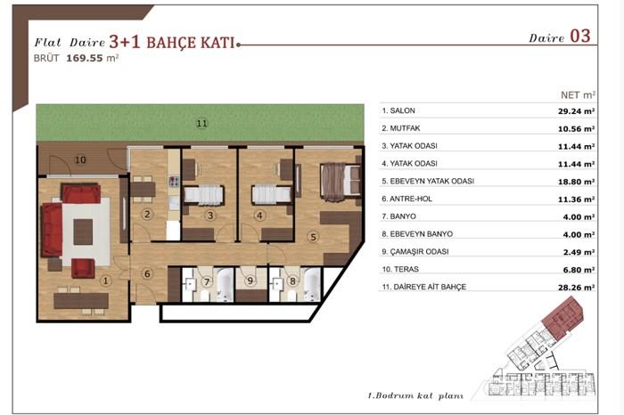 Livera Homes Kemerburgaz Kat Planları - 3