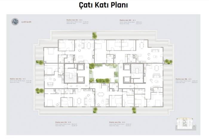 Emirgan Apartments by Seba Kat Planları - 1