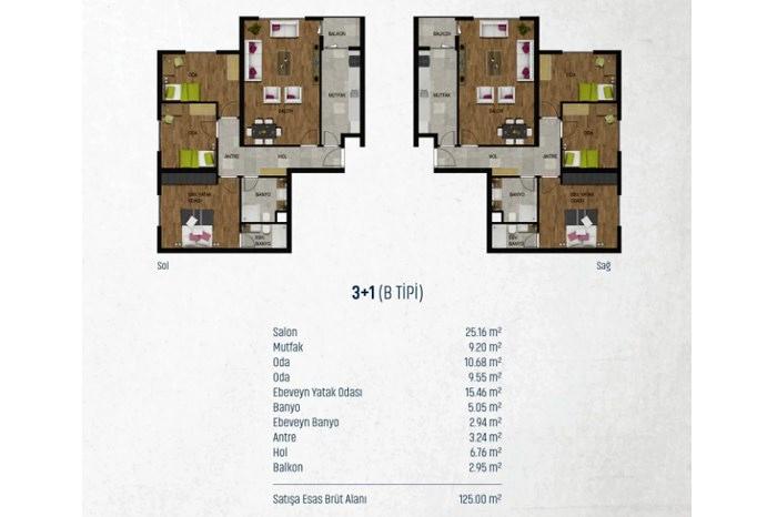 Yuvam Bahçeşehir Evleri Kat Planları - 10