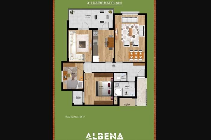 Albena City Kat Planları - 4